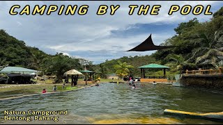 Camping by the pool at Natura Campground [upl. by Stilla]