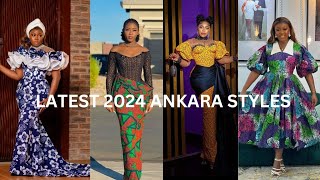 2024 LATEST TRENDY Ankara Gowns and Outfit Styles For Ladies  African Dress Inspirations [upl. by Alabaster343]