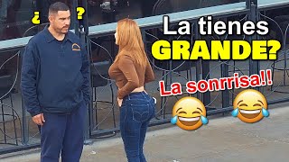 La tienes GRANDE 😱😏  La Sonrisa 🤣  Bufonesnet [upl. by Heater]