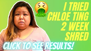 🚨I TRIED CHLOE TING 2 WEEK SHRED CHALLENGE 🚨Plus Size Edition [upl. by Aihsik]