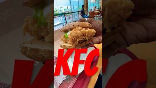 Kfc zinger burger 🍔 burger food [upl. by Oynotna]