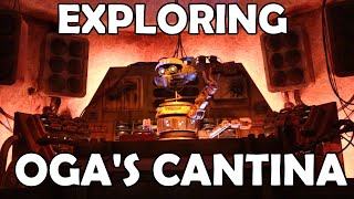 OGAS CANTINA at STAR WARS GALAXYS EDGE Food and Drink Review [upl. by Etselec]