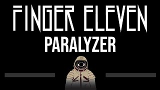 Finger Eleven • Paralyzer CC Upgraded Video 🎤 Karaoke Instrumental Lyrics [upl. by Kcam]