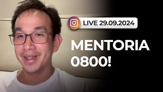 Live  29092024  Mentoria 0800 [upl. by Anod]