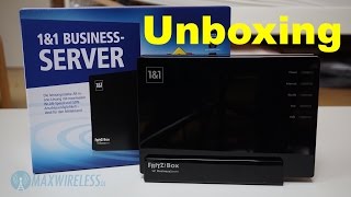 Unboxing und erster Eindruck 1amp1 BusinessServer AVM FRITZBox 7580 [upl. by Oiredised639]