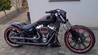 HarleyDavidson Air Suspension Show Christian from Germany [upl. by Narbig158]