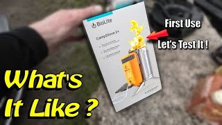 Biolite 2 Campstove  First Use Review [upl. by Aleetha]