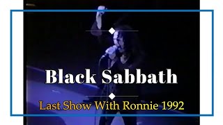 【Black Sabbath Last Show with Ronnie James Dio 】 DEHUMANIZER World Tour at Oakland 1992 11 13 [upl. by Lewellen]