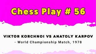 Viktor Korchnoi vs Anatoly Karpov  World Championship Match 1978 [upl. by Naihs]