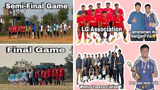 Feri pani sano haita❤️winner LG Association⚽️🥇🏆rampur footballvlog [upl. by Adnara]