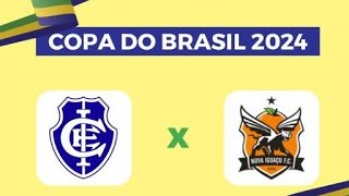 ITABUNA X NOVA IGUAÇU COPA DO BRASIL 2024 EFOOTBALL 2024 [upl. by Nomolas]