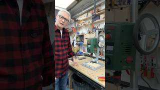 Bosch PBD40 drill press woodworker runout test [upl. by Ahsercal519]