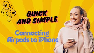 ⚡️Quick amp Easy Guide ∞ How to Connect AirPods to iPhone 🎧📱 [upl. by Hanoy234]