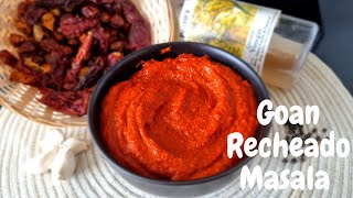 Goan Recheado MasalaGoan Masala recipes [upl. by Lanod]