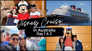 First ever Disney Cruise experience in Australia  Disney Wonder  Part 1  with Insider Tips [upl. by Also834]