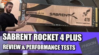 Sabrent Rocket 4 Plus M2 NVMe SSD Review  PS5 and PC Gamer Worthy [upl. by Aplihs425]