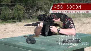 Texas Gun Trust 458 SOCOM on an M16 lower [upl. by Derman]