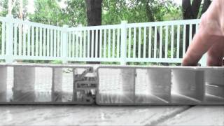 Deck over garage all vinyl [upl. by Richella799]