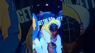 Bronny James outta breath first NBA game  lakers [upl. by Sellma]