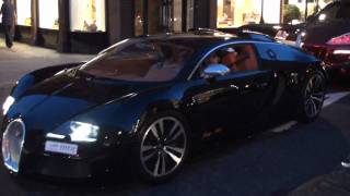 Bugatti Veyron Sang Noir Special Edition  Driving Scenes [upl. by Llemart]