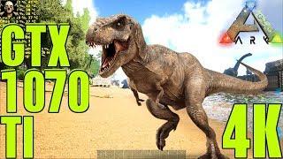 ARK Survival Evolved 4K UltraHD Gtx 1070 Ti Fps Performance [upl. by Ashil469]