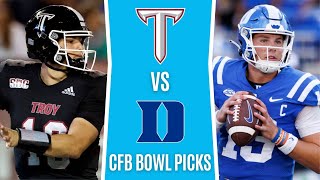 CFB Free Picks Troy vs Duke Birmingham Bowl NCAAF Picks and Predictions [upl. by Javed]