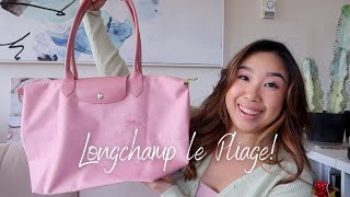 LONGCHAMP LE PLIAGE LARGE Unboxing and Review  What Fits Mod Shots Is it Worth It [upl. by Adivad]