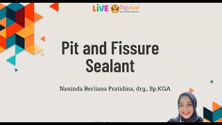 Pit and Fissure Sealant Preventive Resin Restoration by Naninda [upl. by Anoyk661]