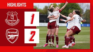 HIGHLIGHTS  Stoppage time winner  Everton vs Arsenal 12  Womens Super League [upl. by Htehpaj]