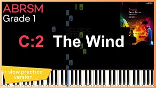 The Wind  Chee Hwa Tan  C2 ABRSM 2025 amp 2026 Grade 1 piano  TUTORIAL  slow practice speed [upl. by Layman]