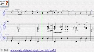 Fritz Kreislers Liebesleid violin and piano sheet music  Video Score [upl. by Ayekam]