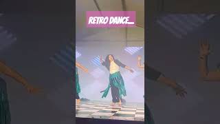 Retro dance performance music choreography retro durgapuja celebration cele [upl. by Nanice396]