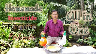 How to make Insecticide Pesticide  Fungicide  Antibiotics Miracle All in one Solution [upl. by Eiramnna]