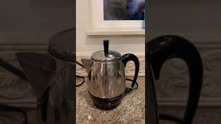 Farberware 2 4 Cup Electric Percolator coffee maker Stainless Steel [upl. by Aivartal]