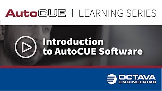 Introduction to AutoCUE Software [upl. by Esinal]