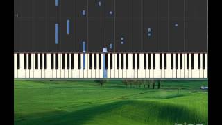 Barcarolle in F sharp Major Piano tutorial by Synthesia [upl. by Adnuahsor]