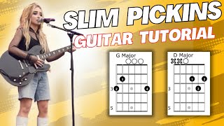 Slim Pickins Sabrina Carpenter Guitar Tutorial [upl. by Serg]