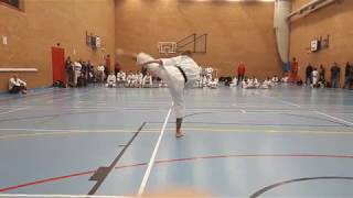 Sensei Kawasoe shotokan 2nd dan grading nidan [upl. by Erdied]