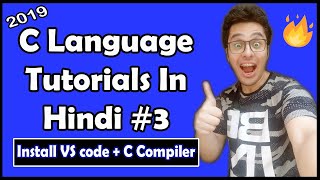 Install amp Configure VS Code With C Compiler C Tutorial In Hindi 3 [upl. by Barclay]