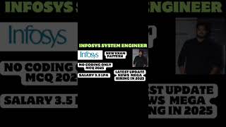 Infosys new exam pattern system engineer infosys shorts viralshorts [upl. by Crooks899]