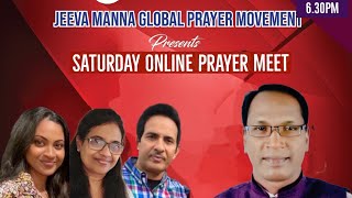 JEEVA MANNA GLOBAL PRAYER MOVEMENTMalayalam Saturday Prayer Meet [upl. by Jovitta895]