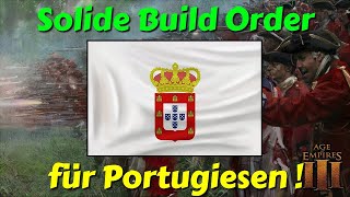 Solide Eröffnung mit Portugiesen  Projekt BuildOrders  Age of Empires 3 Bayrisch [upl. by Harrie954]