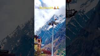 Open Badrinath🛕🙏 on 12 may 2024badrinath temple youtubeshorts nature vlog shortsvideo [upl. by Anoy231]