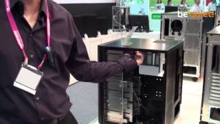 Computex 2013 Lian Li zeigt PCD600 mit Doppelkammeraufbau [upl. by Raynold]