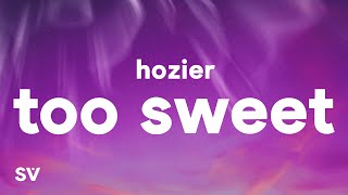 Hozier  Too Sweet Lyrics [upl. by Omidyar]