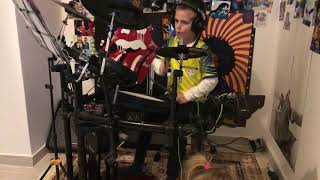 Foals  Exits Drums cover 6 YO [upl. by Neely]