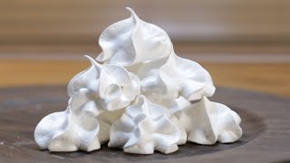 How to Make Meringue Cookies  Easy Meringue Cookie Recipe 4 Ingredients [upl. by Loise]