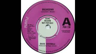 David Coverdale  Breakdown [upl. by Black]