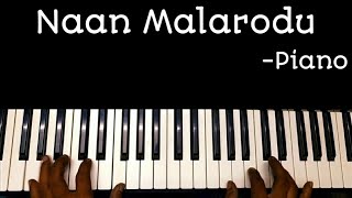 Naan Malarodu Thaniyaga song Piano  Piano Tutorial [upl. by Dorelia581]