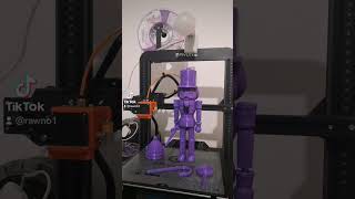 Flexi factory nutcracker printed using Eryone lavender fragrance pla 3dprinting modelmakers [upl. by Enilra]